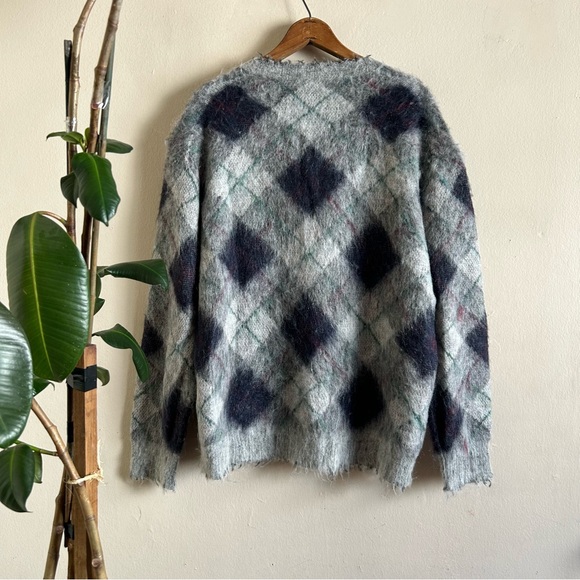 NWT R13 Fluffy Oversized Distressed Edge Cardigan - Picture 2 of 9